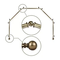 Rod Desyne Jordana 5 Sided Bay Window