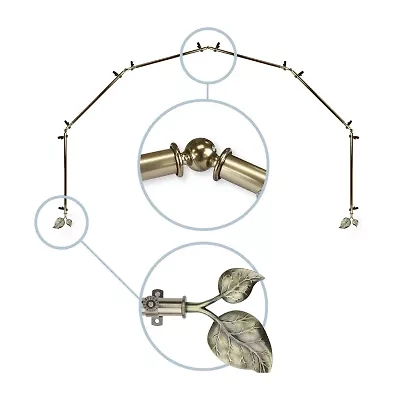 Rod Desyne Ivy 6 Sided Bay Window