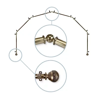 Rod Desyne Naomi 6 Sided Bay Window