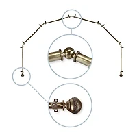 Rod Desyne Naomi 6 Sided Bay Window