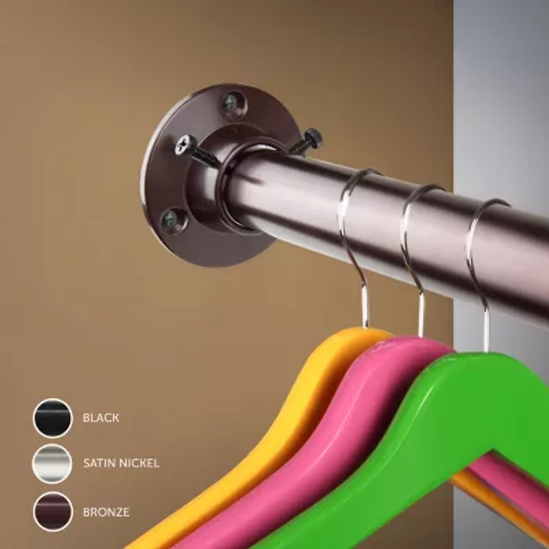 Rod Desyne Closet 1 Adjustable Curtain