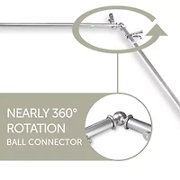 Rod Desyne Corner 13/16 Adjustable Curtain