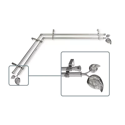 Rod Desyne Ivy Corner Double Curtain