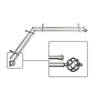 Rod Desyne Twist Corner Double Curtain