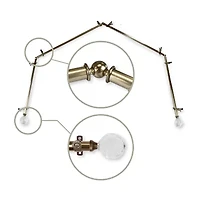 Rod Desyne Faceted 4 Sided Bay Window