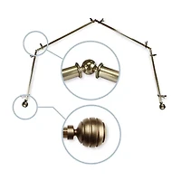 Rod Desyne Poise 4 Sided Bay Window
