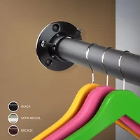 Rod Desyne Closet 1 Adjustable Curtain