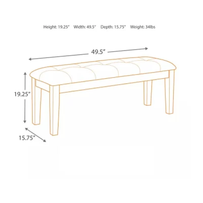 Signature Design by Ashley® Towson Upholstered Dining Bench