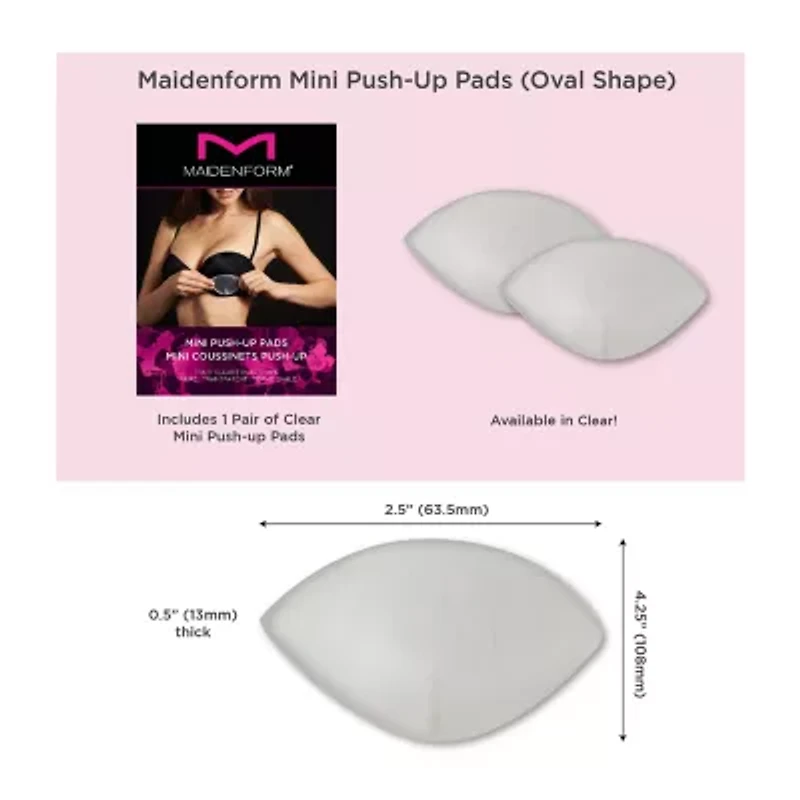 Maidenform Mini Oval Push Up Pad