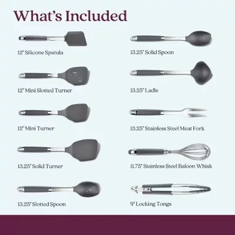 Anolon 10-pc. Kitchen Utensil Set