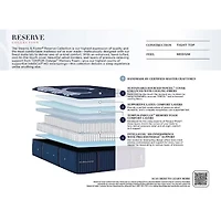 Stearns & Foster Reserve 16" Medium Tight Top - Mattress Only