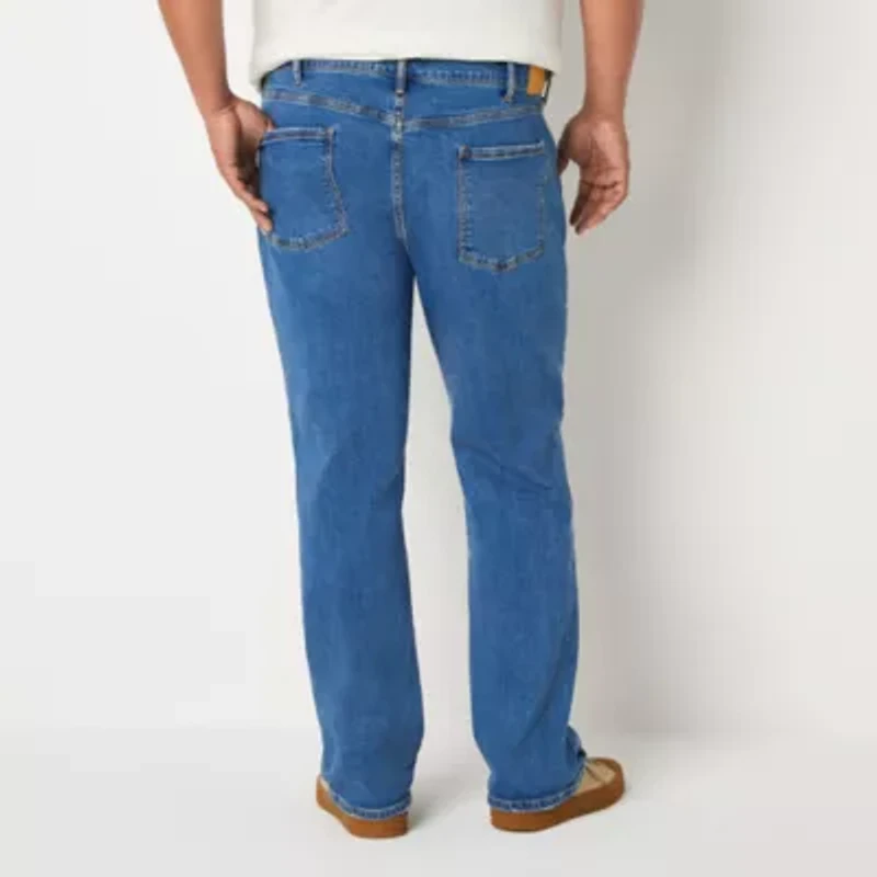 mutual weave Big and Tall Mens Straight Leg Jeans