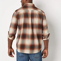 Arizona Mens Long Sleeve Classic Fit Big and Tall Flannel Shirt