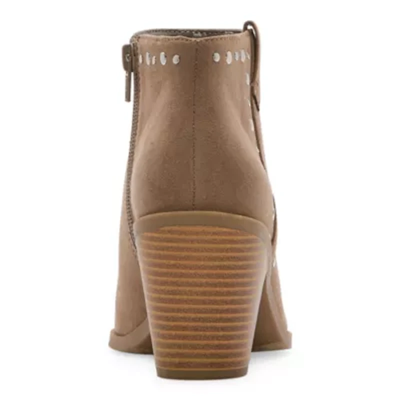 a.n.a Womens Darlin Stacked Heel Booties