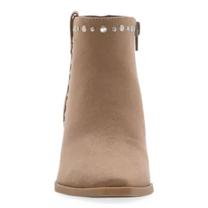 a.n.a Womens Darlin Stacked Heel Booties