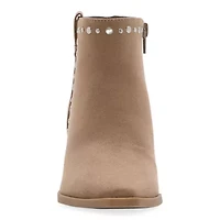 a.n.a Womens Darlin Stacked Heel Booties