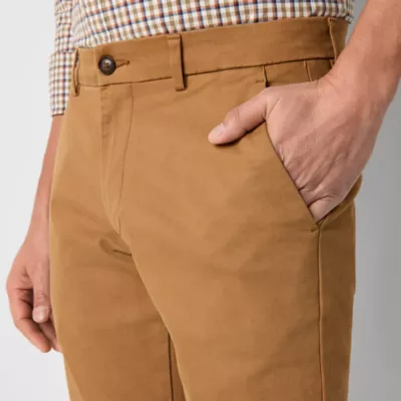 St. John's Bay Stretch Chino Mens Slim Fit Flat Front Pant