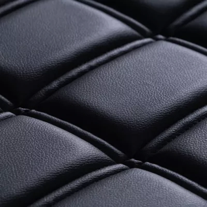 Corliving California 24 Panel Upholstered Tufted Bench