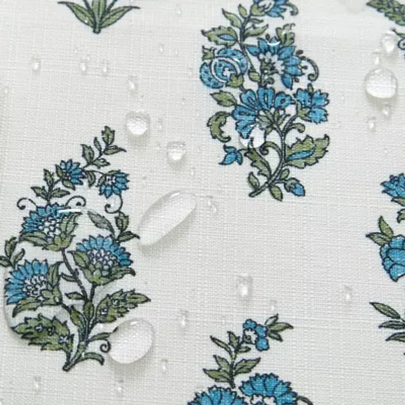 Elrene Home Fashions Tropez Block Print 70" Round Tablecloth