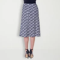 24seven Comfort Apparel Womens A-Line Skirt