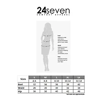 24seven Comfort Apparel Womens A-Line Skirt