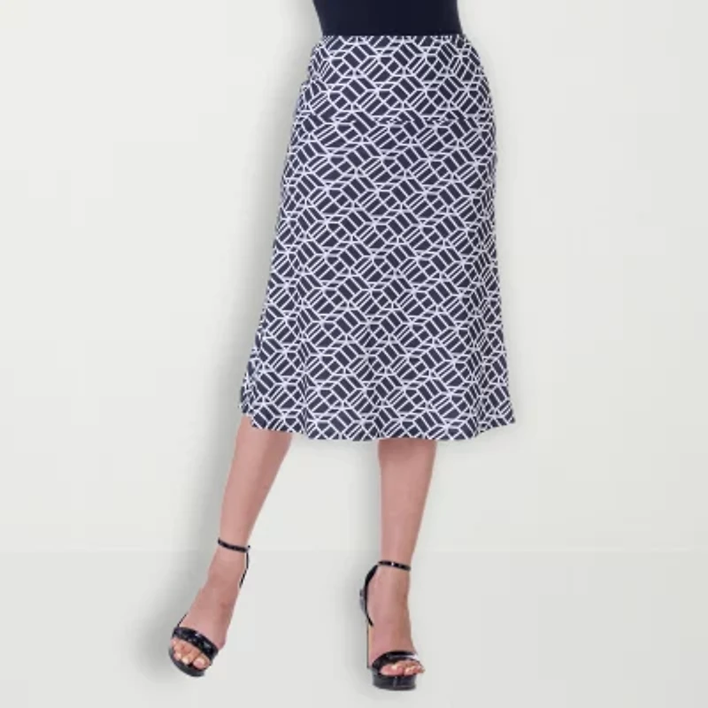 24seven Comfort Apparel Womens A-Line Skirt