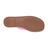 New York & Company Womens Geralyn Criss Cross Strap Flat Sandals