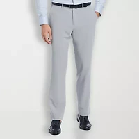Savane Stretch Twill Mens Slim Fit Dress Flat Front Pant