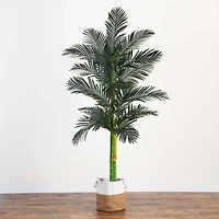 Nearly Natural 8' Golden Cane Palm Artificial Plant