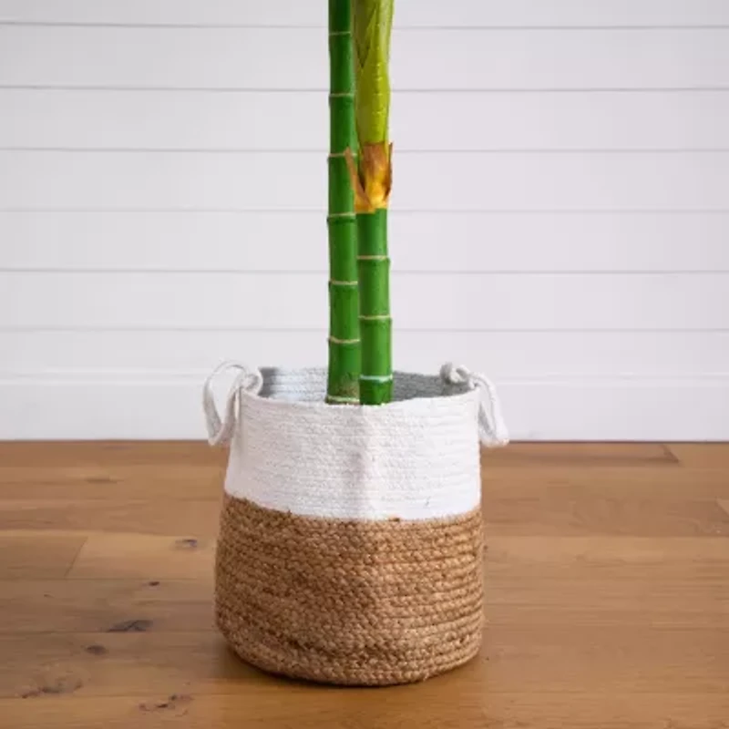 Nearly Natural 8' Golden Cane Palm Artificial Plant