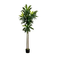 Nearly Natural 7' Dracaena With Real Touch Leaves Artificial Plant