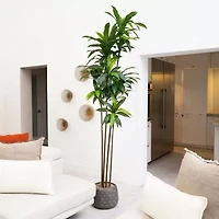 Nearly Natural 8' Dracaena With Real Touch Leaves Artificial Plant