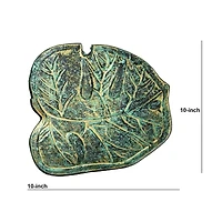 Nearly Natural 10" Leaf Shaped Decorative Tray