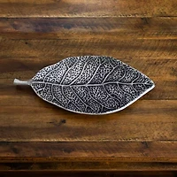 Nearly Natural 16" Antique Leaf Decorative Tray