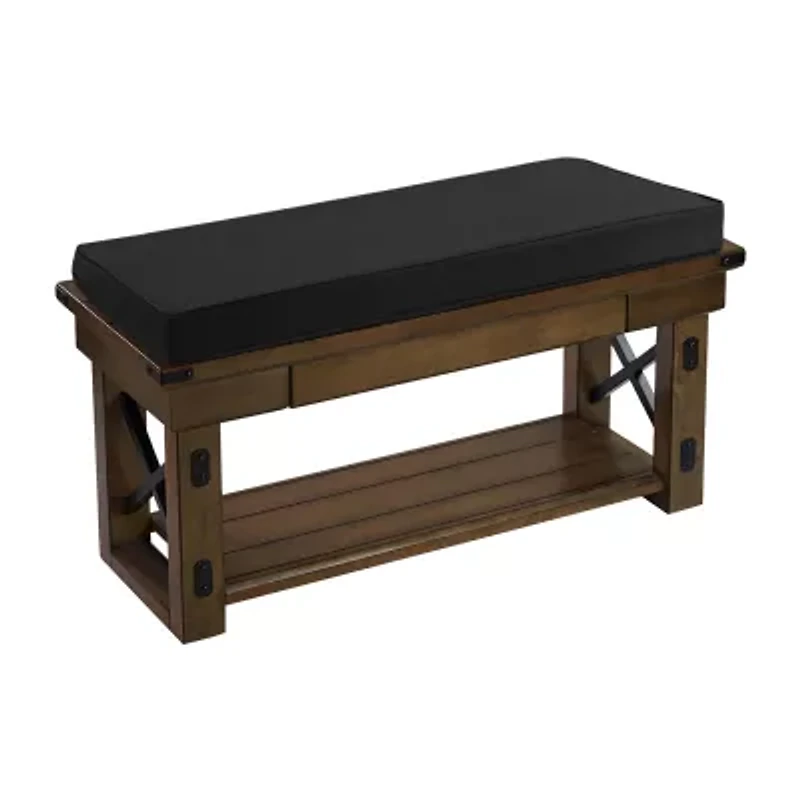 Sweet Home Collection™ Indoor/Outdoor Patio Bench Foam Cushion 18" x 42"