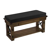 Sweet Home Collection™ Indoor/Outdoor Patio Bench Foam Cushion 18" x 42"