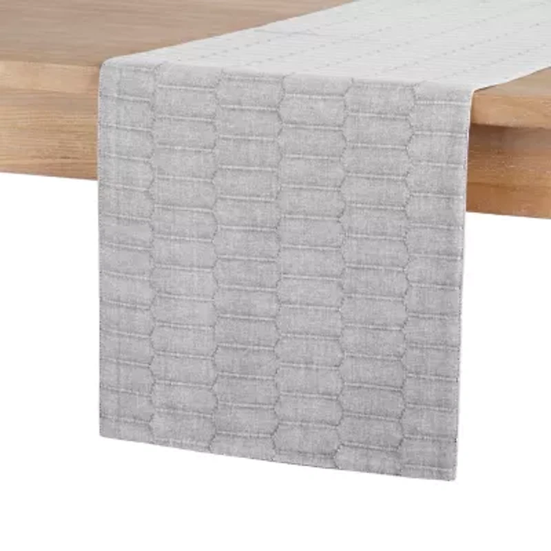 Martha Stewart Honeycomb Single Pack Table Runner