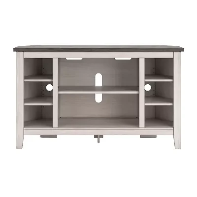 Signature Design by Ashley® Dorrinson 48'' Corner TV Stand with 5 Shelves