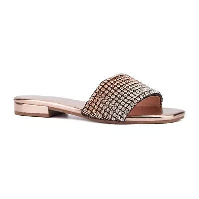 New York & Company Womens Gracie Flat Sandals