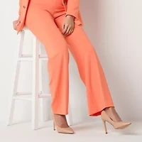 EP Modern by Evan-Picone Womens Regular Fit Wide Leg Suit Pant