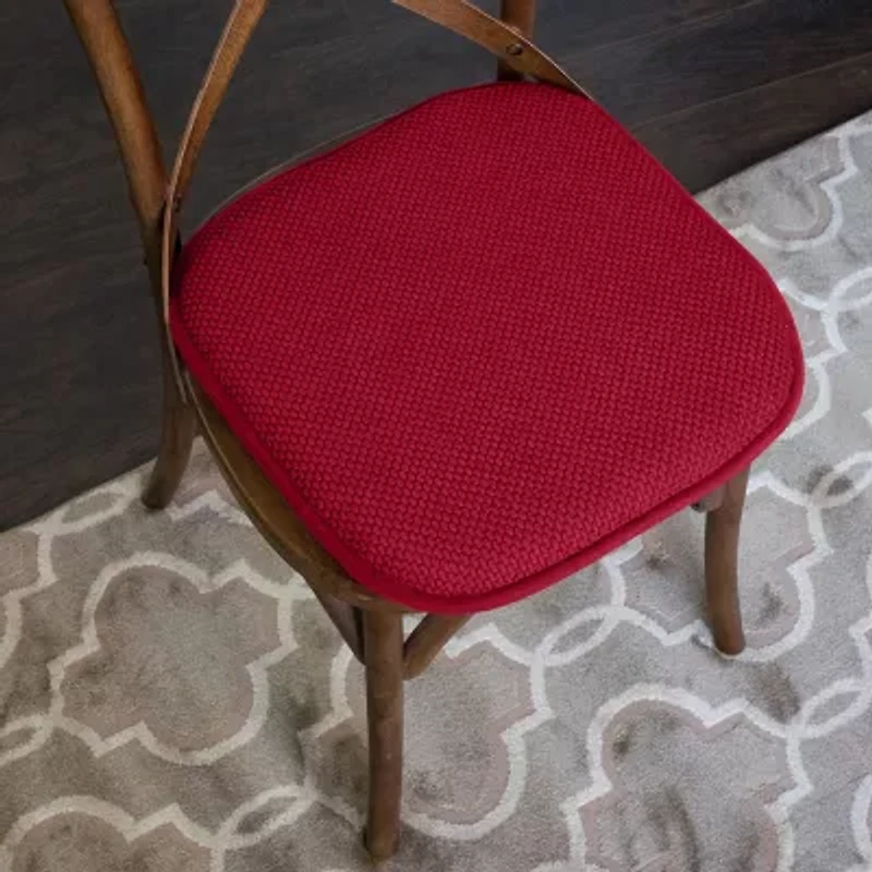 Sweet Home Collection™ Honeycomb Memory Foam No Slip Back 16" x Chair Pad Cushion