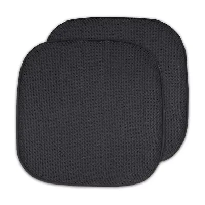 Sweet Home Collection™ Honeycomb Memory Foam No Slip Back 16" x Chair Pad Cushion