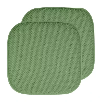 Sweet Home Collection™ Honeycomb Memory Foam No Slip Back 16" x Chair Pad Cushion
