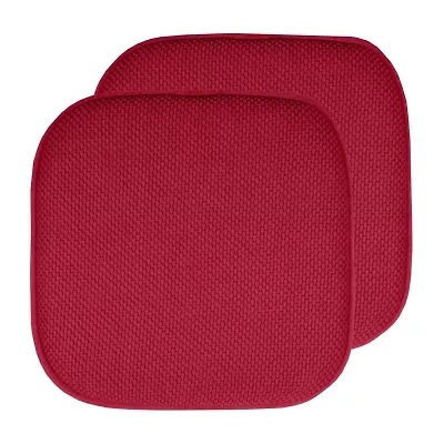 Sweet Home Collection™ Honeycomb Memory Foam No Slip Back 16" x Chair Pad Cushion