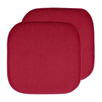 Sweet Home Collection™ Honeycomb Memory Foam No Slip Back 16" x Chair Pad Cushion
