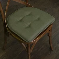 Sweet Home Collection™ Solid Color U Shaped Memory Foam 17" x 16" Chair Cushions