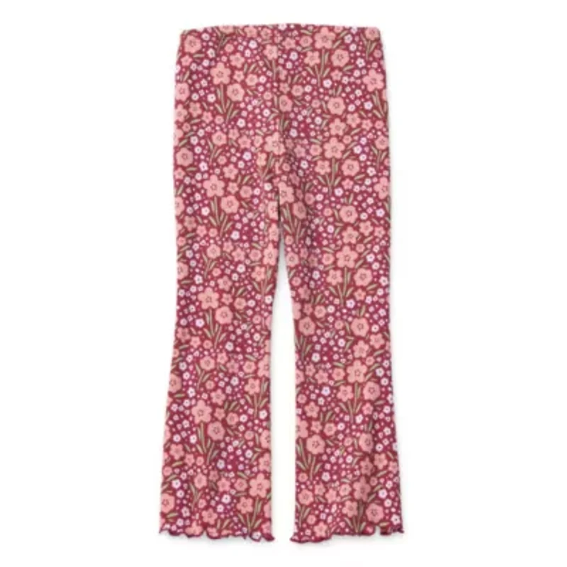 Okie Dokie Toddler & Little Girls Knit Full Length Leggings