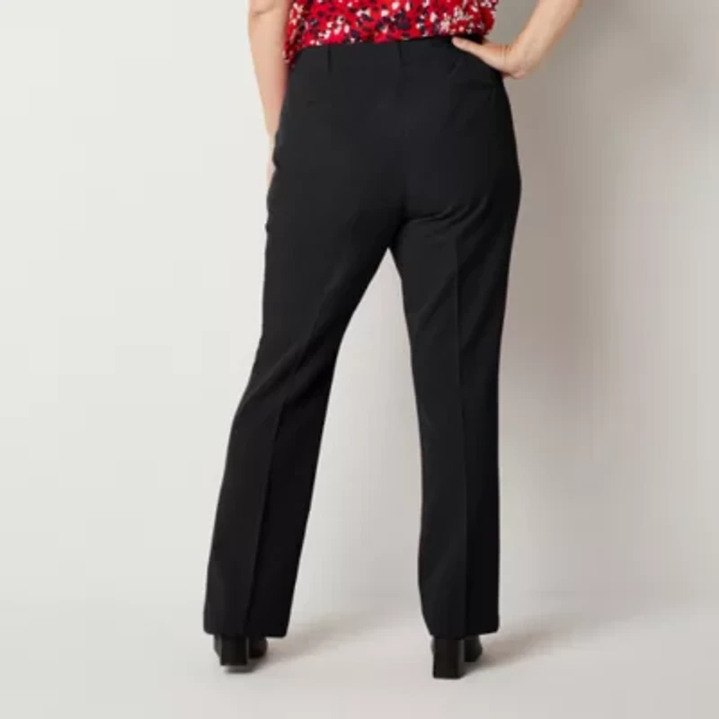 Liz Claiborne Audra Womens Straight Mid Rise Trouser