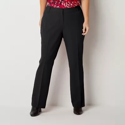 Liz Claiborne Audra Womens Straight Mid Rise Trouser