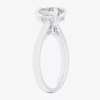 (G-H / Si1-Si2) Womens 1 1/7 CT. T.W. Lab Grown White Diamond 14K Gold Oval Solitaire Engagement Ring